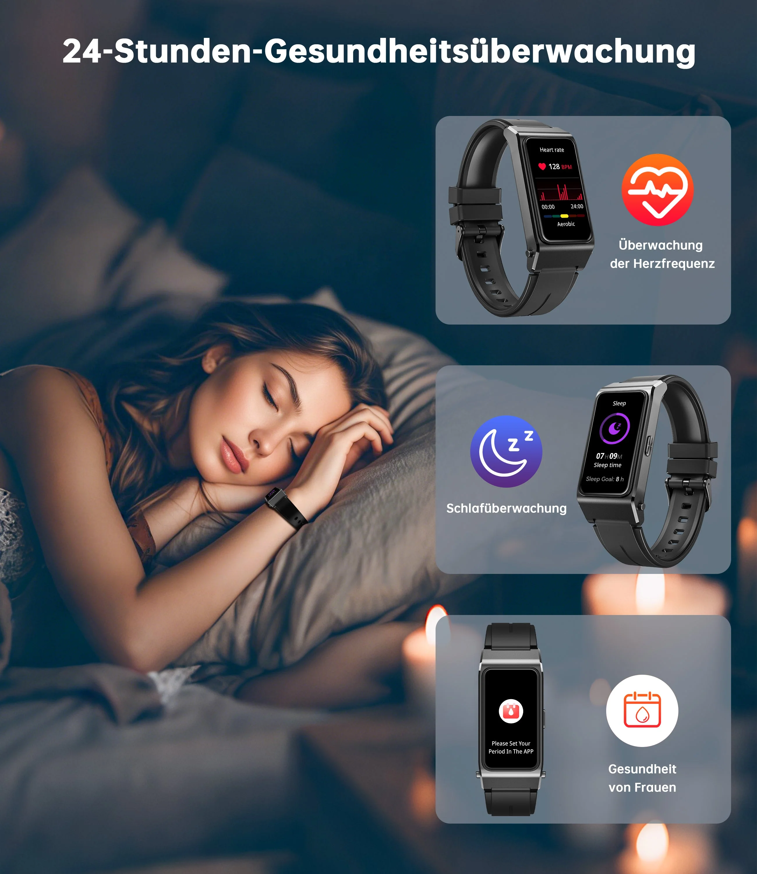 OUKITEL BT11 2-in-1 Smartwatch undBluetooth-Kopfhörer(WP200Pro Modular Watch Same) - Image 8