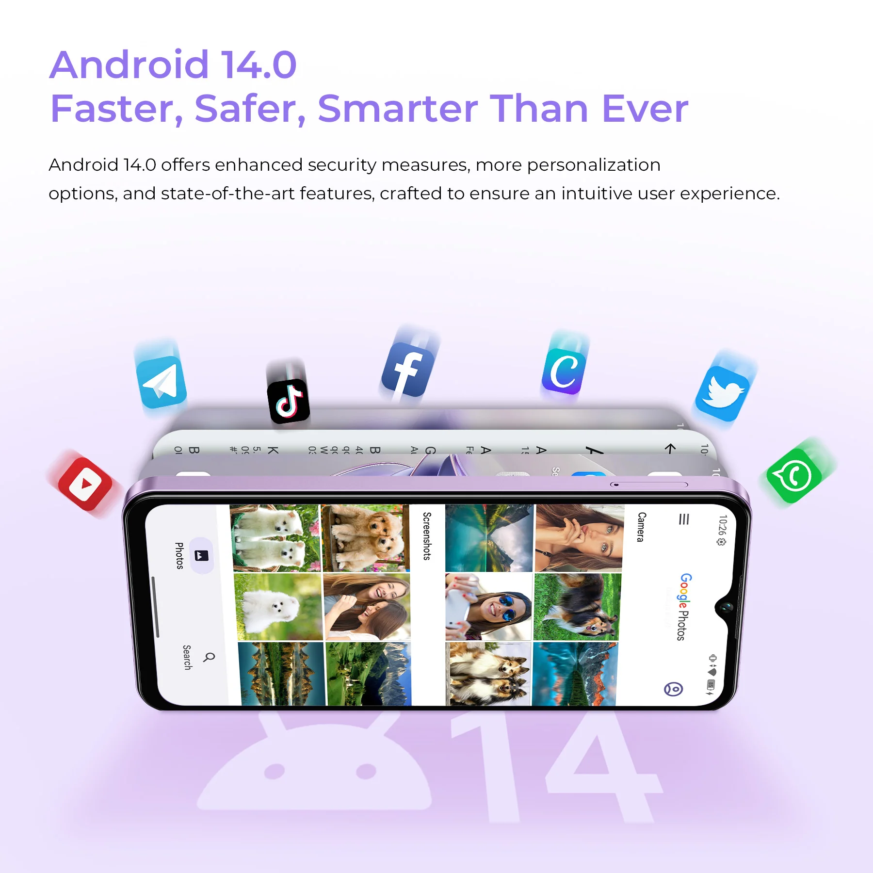Oukitel C2 6.52-inch 5000mAh Battery 9.3mm Ultra-thin Body Smartphone(4GB+128GB) - Image 8