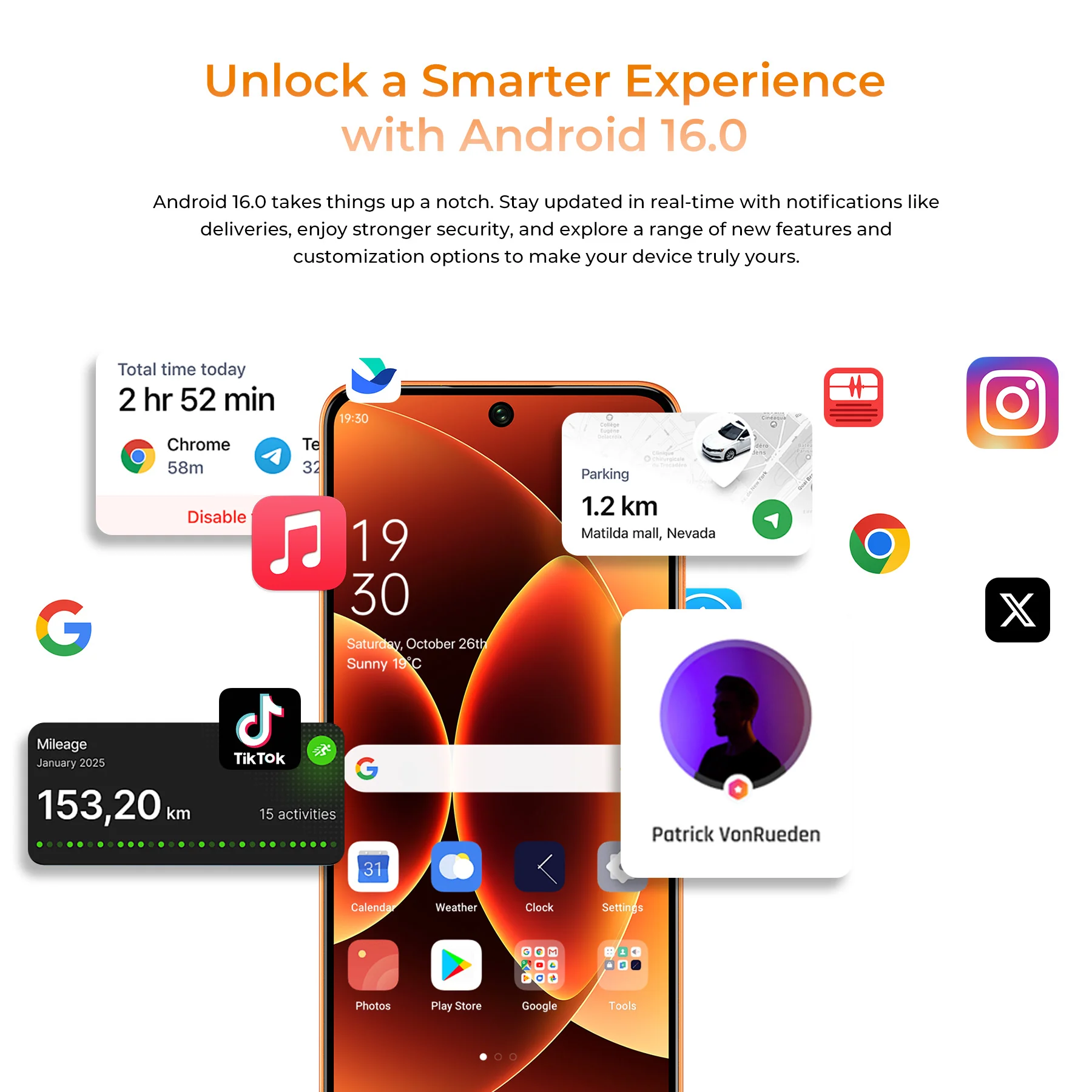 OUKITEL C26 6.63-inch 5150mAh Battery 8.7mm Ultra-thin Body Smartphone(6GB+128GB) - Image 11