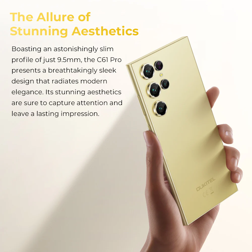 Oukitel C61 Pro 6.88-inch 5150mAh Battery 9.5mm Ultra-thin Body SmartPhone(8GB+256GB) - Image 11