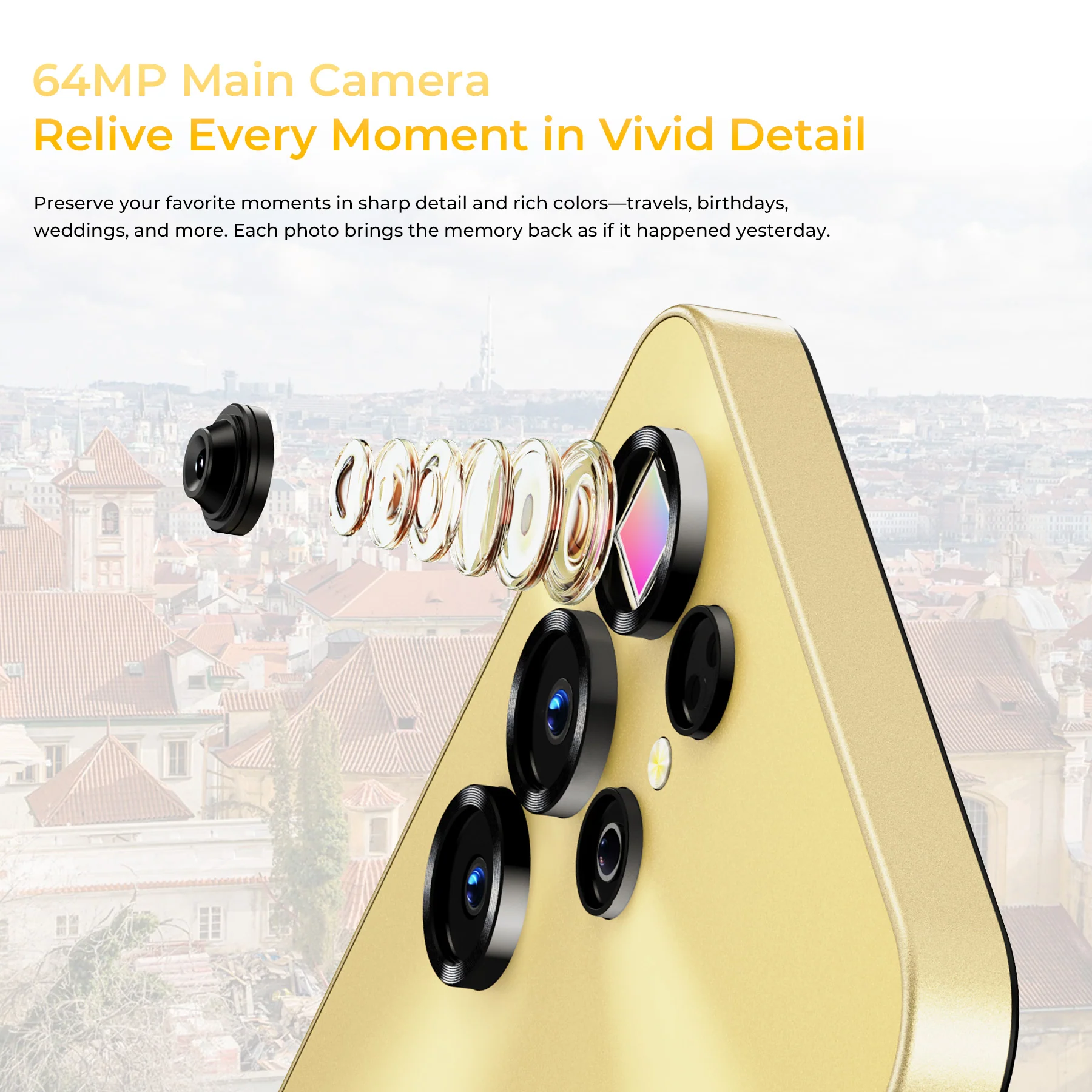 Oukitel C68 7.2-inch 6000mAh Battery 9.5mm Ultra-thin Body Smartphone(8GB+256GB) - Image 11