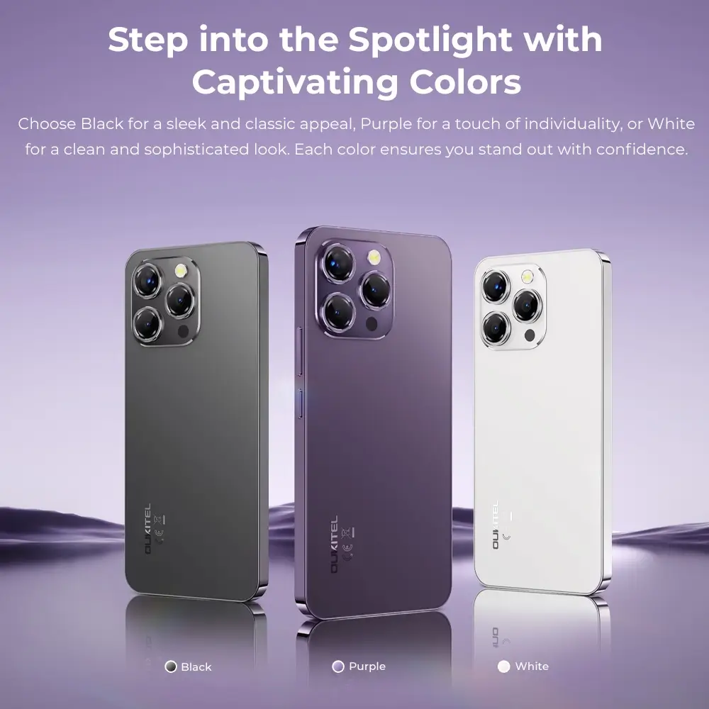 Oukitel P1 6.7-inch 5150mAh Battery 8.2mm Ultra-thin Body SmartPhone(8GB+256GB) - Image 9