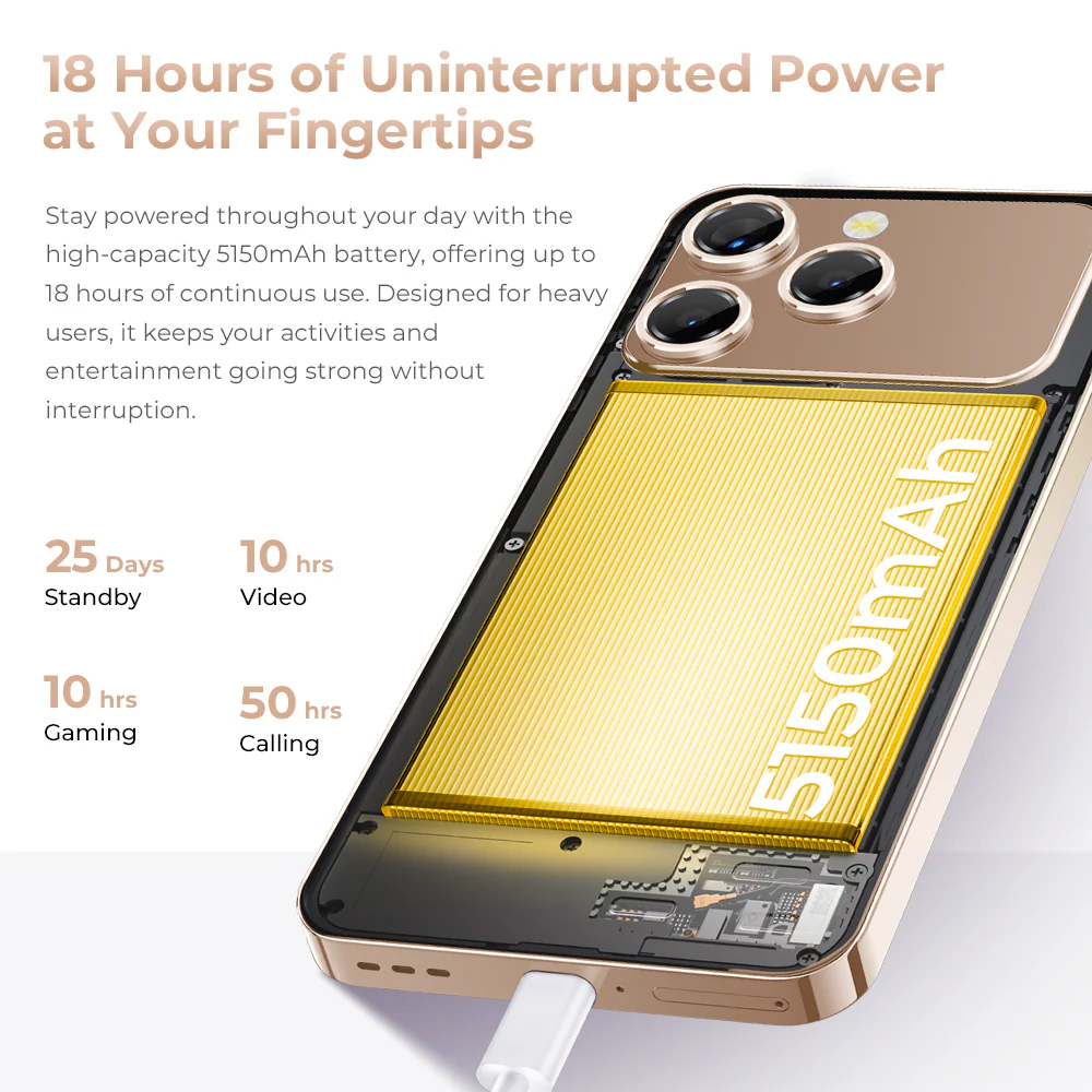 Oukitel P1 Pro 6.7-inch 5150mAh Battery 8.2mm Ultra-thin Body Smartphone(8GB+512GB) - Image 11