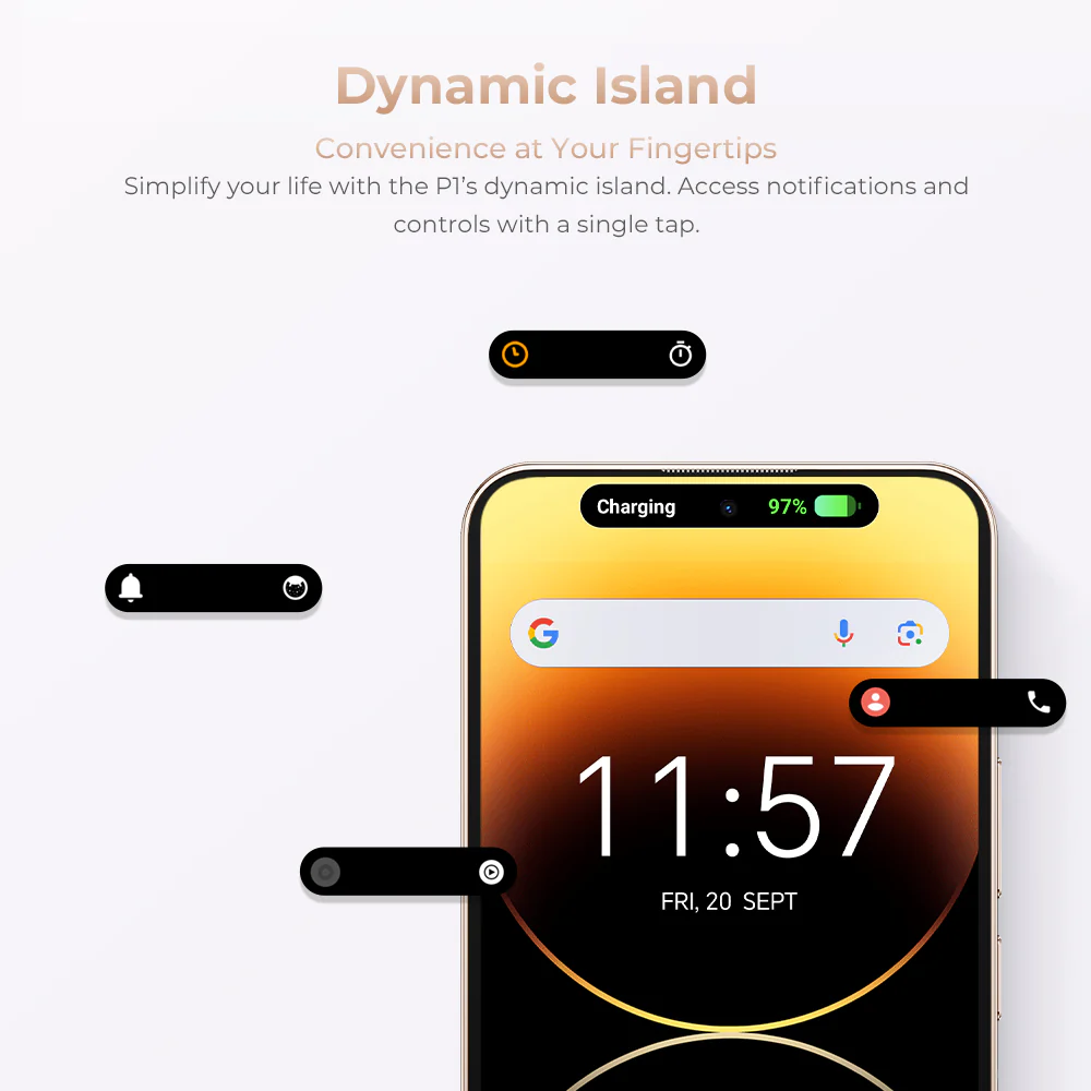 Oukitel P1 Pro 6.7-inch 5150mAh Battery 8.2mm Ultra-thin Body Smartphone(8GB+512GB) - Image 12
