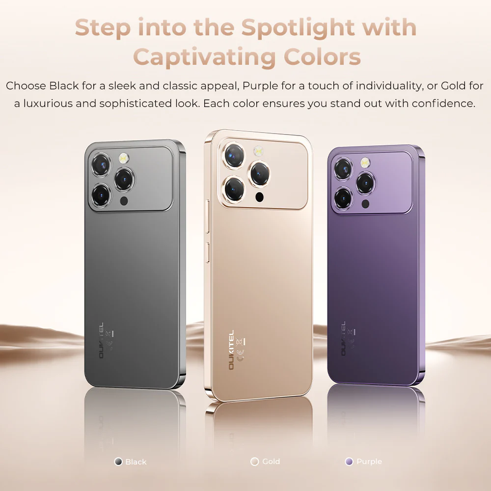 Oukitel P1 Pro 6.7-inch 5150mAh Battery 8.2mm Ultra-thin Body Smartphone(8GB+512GB) - Image 13