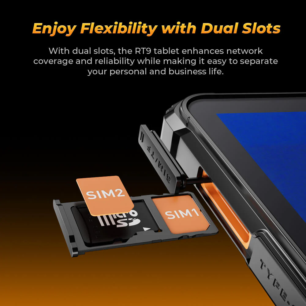 Oukitel RT9 Rugged Tablet 10.1-inch 2K 11000mAh Big Battery 16MP Camera Android 14 (24GB+256GB) - Image 12