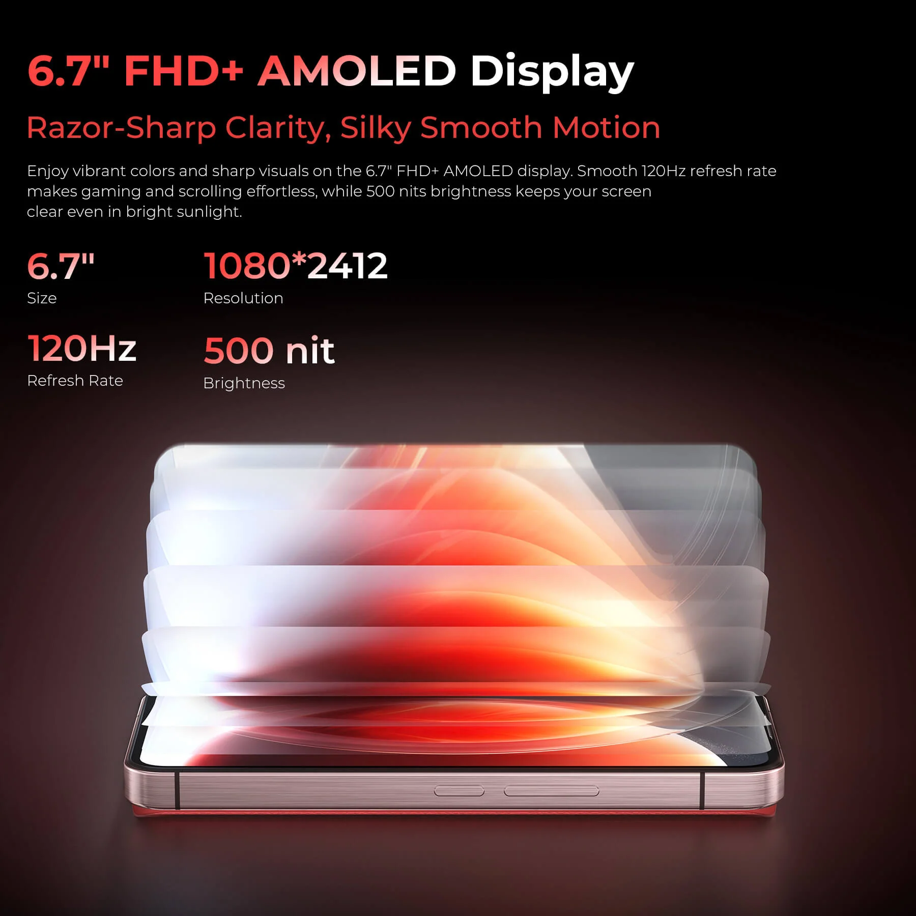 Oukitel WP210 5G Rugged Phone 6.7'' FHD+ Display 8800mAh Big Battery 108MP Camera Android 15(12GB+512GB NFC) - Image 6