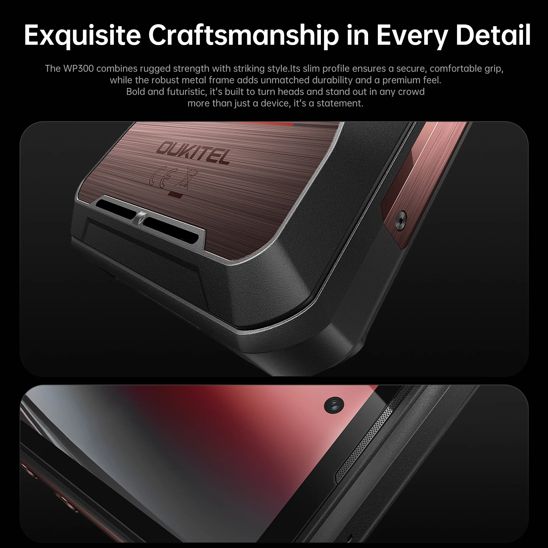 Oukitel WP300 5G Rugged Phone 6.8-inch 16000mAh Battery 108MP Android 15(12GB+512GB NFC) - Image 11