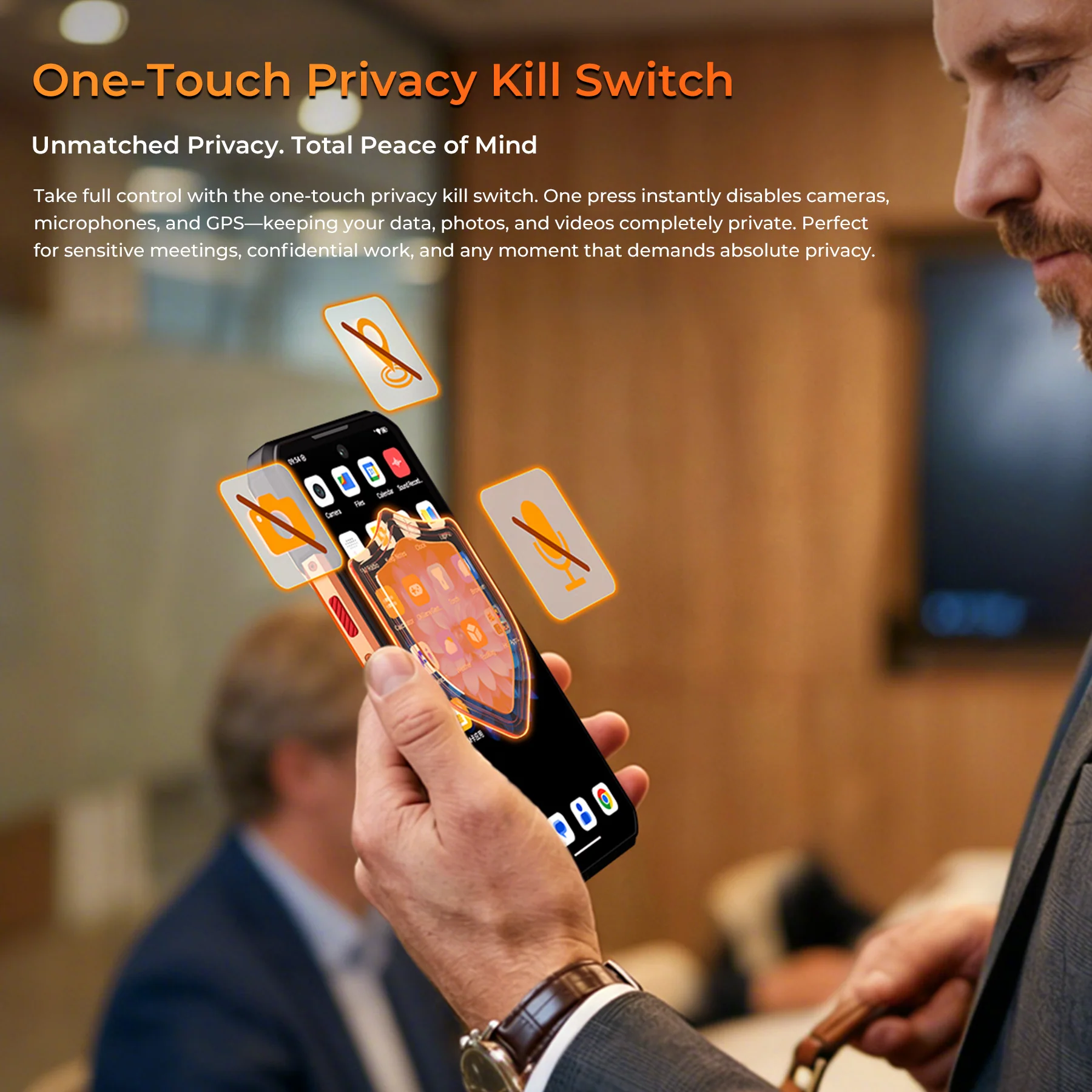 OUKITEL WP500 5G Rugged Phone 6.78'' FHD+ Display 10,000mAh Big Battery 108MP Camera Android 16(12GB+1TB) - Image 4