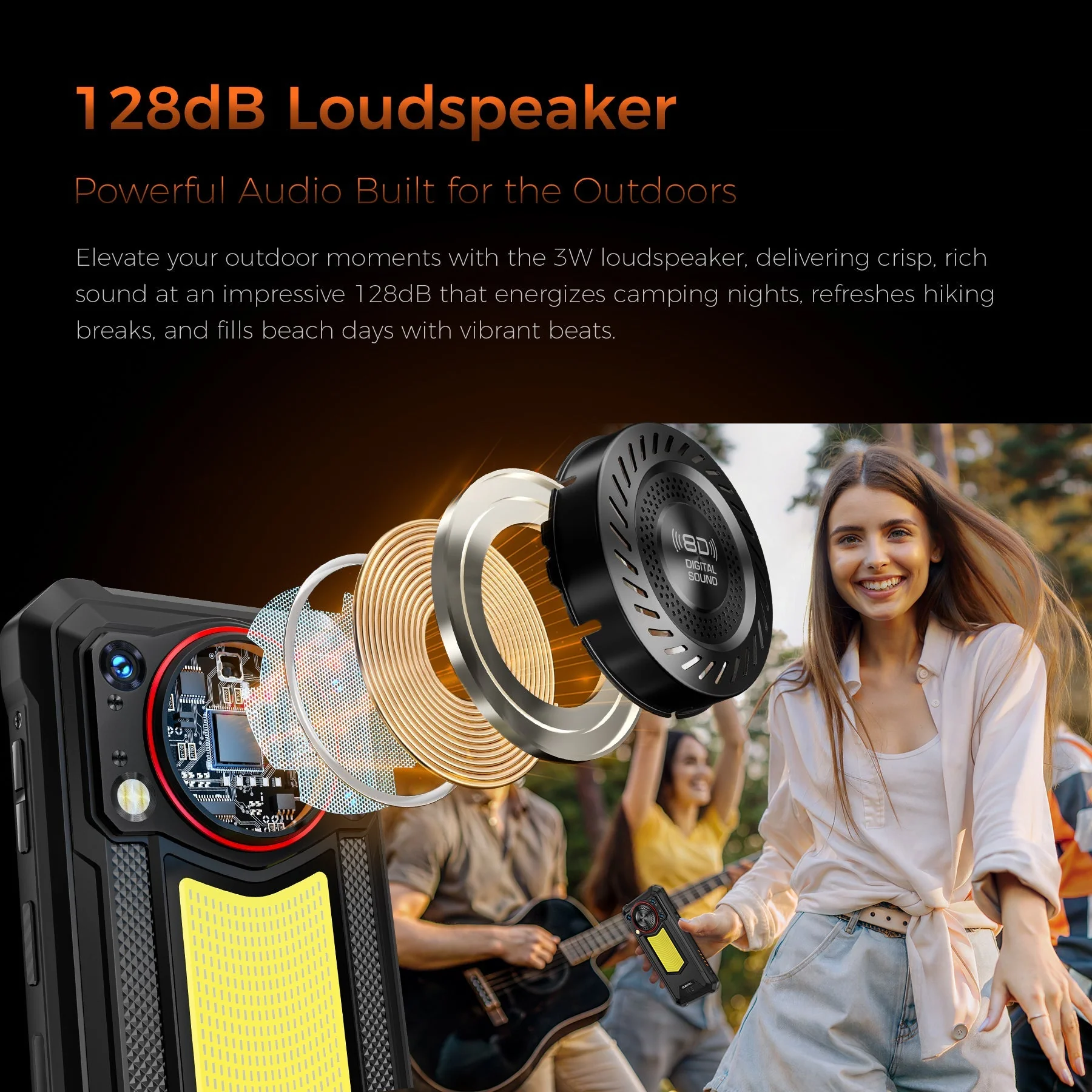 Oukitel WP53 Pro 4G Rugged Phone 6.52'' FHD+ Display 11000mAh Big Battery 50MP Camera Android 15(8GB+256GB NFC) - Image 4
