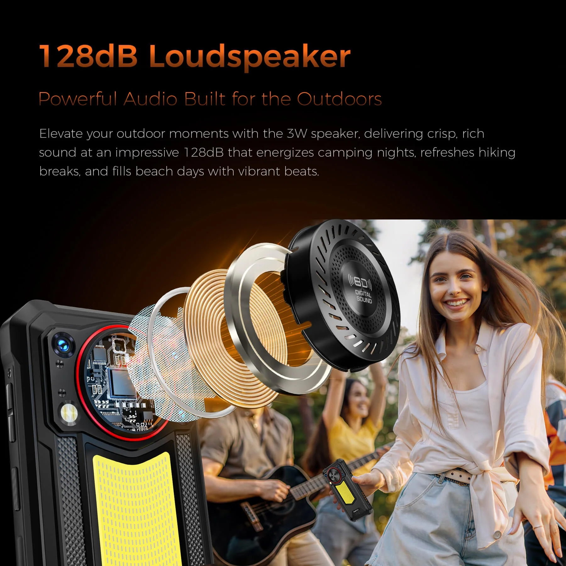 Oukitel WP53 S 4G Rugged Phone 6.52'' FHD+ Display 11000mAh Big Battery 50MP Camera Android 15(4GB+128GB NFC) - Image 4