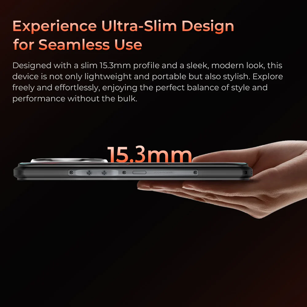 Oukitel WP55 S 4G Rugged Phone 6.6'' FHD+ Display 11000mAh Big Battery 64MP Camera Android 15(12GB+512GB NFC) - Image 4