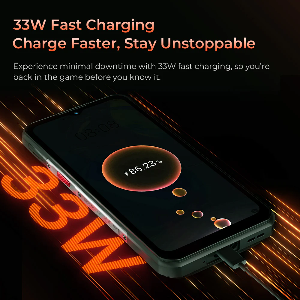 Oukitel WP55 S 4G Rugged Phone 6.6'' FHD+ Display 11000mAh Big Battery 64MP Camera Android 15(12GB+512GB NFC) - Image 8
