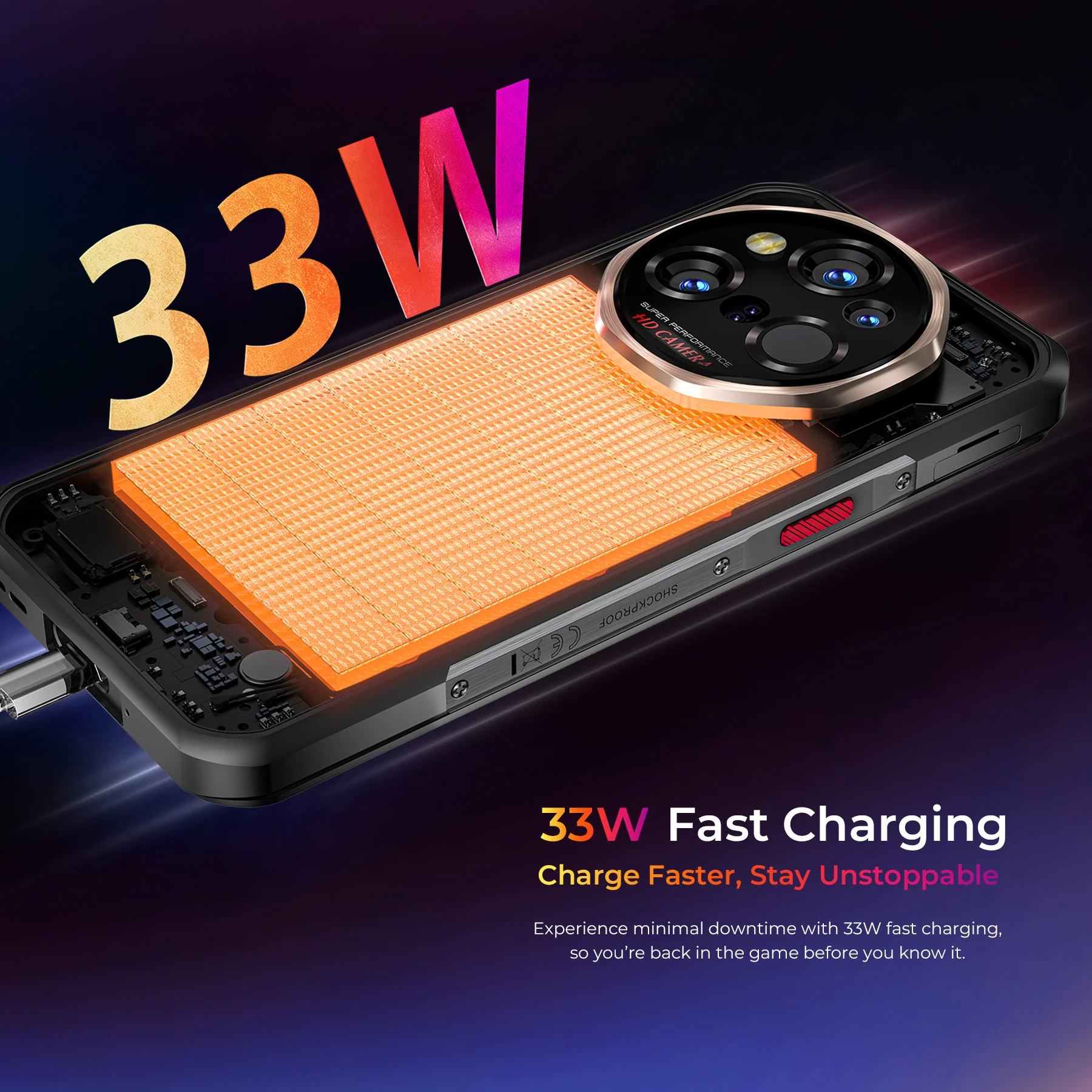 Oukitel WP55 Ultra 5G Rugged Phone 6.6'' HD+ Display 11,000mAh Big Battery 108MP Camera Android 15(12GB+512GB) - Image 10