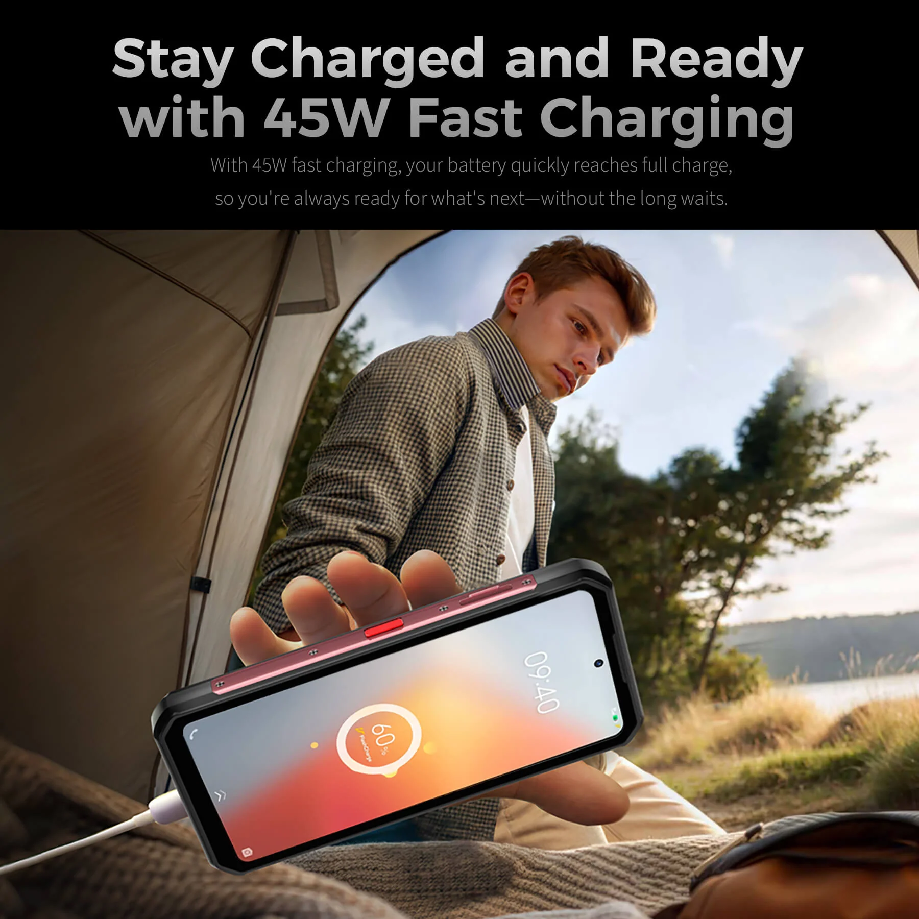 Oukitel WP56 5G Rugged Phone 6.8'' FHD+ Display 16,000mAh Big Battery 108MP Camera Android 15(12GB+512GB NFC) - Image 9
