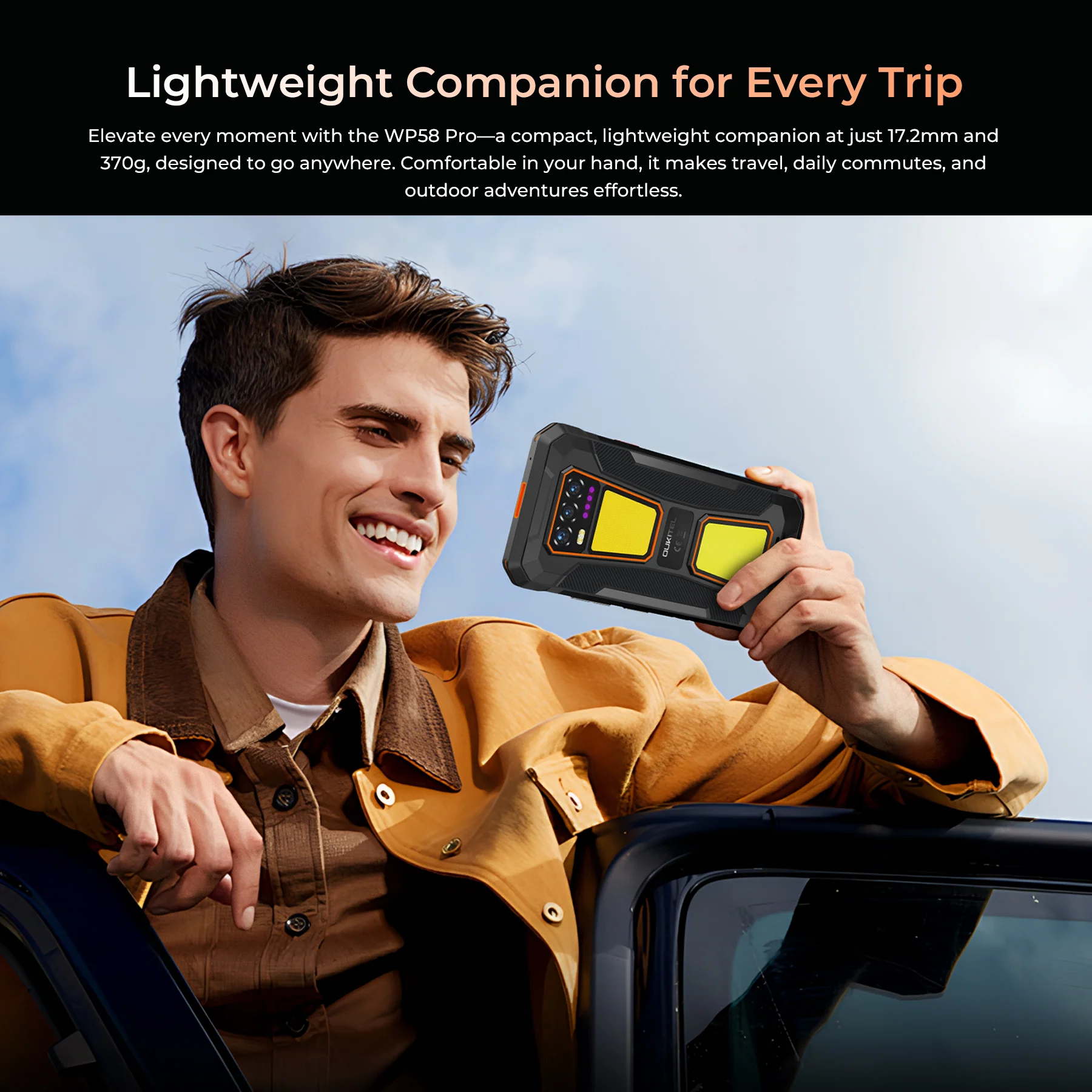 Oukitel WP58 Pro 5G Rugged Phone 6.7-inch 10,000mAh Battery 64MP Android 15(8GB+512GB NFC) - Image 11