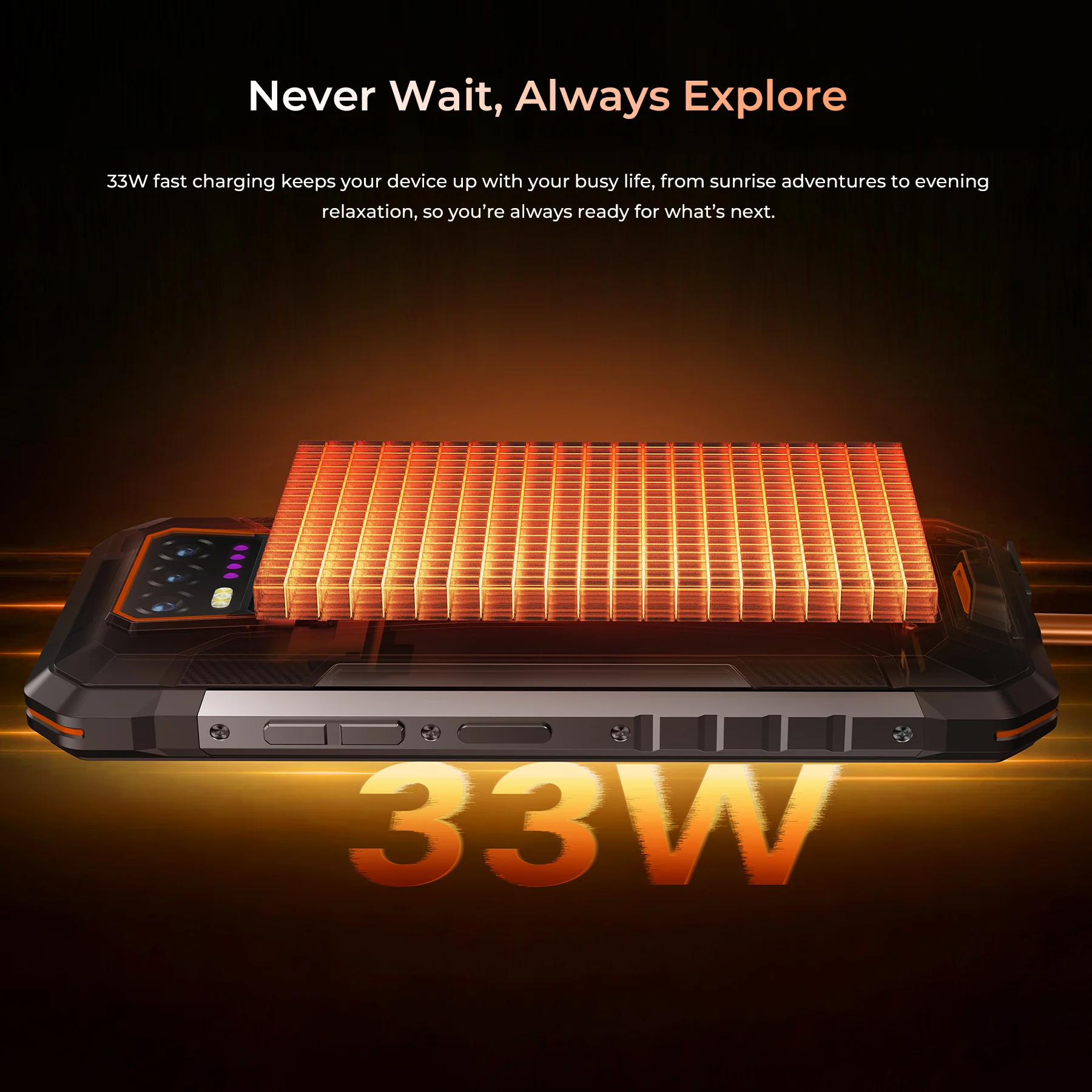 Oukitel WP58 Pro 5G Rugged Phone 6.7-inch 10,000mAh Battery 64MP Android 15(8GB+512GB NFC) - Image 8