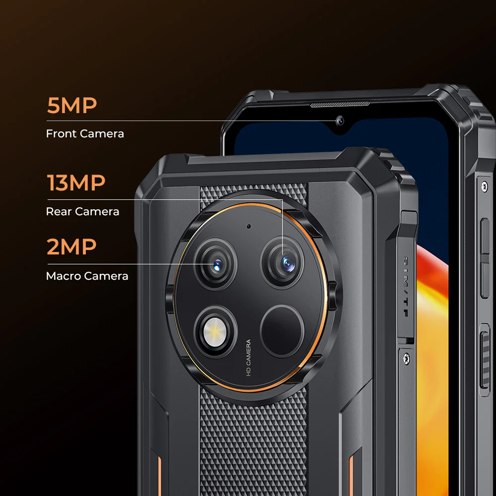 OUKITEL WP28E Outdoor Handy 10600mAh  Android 14 8GB RAM + 64GB ROM 6,52 Zoll - Image 5
